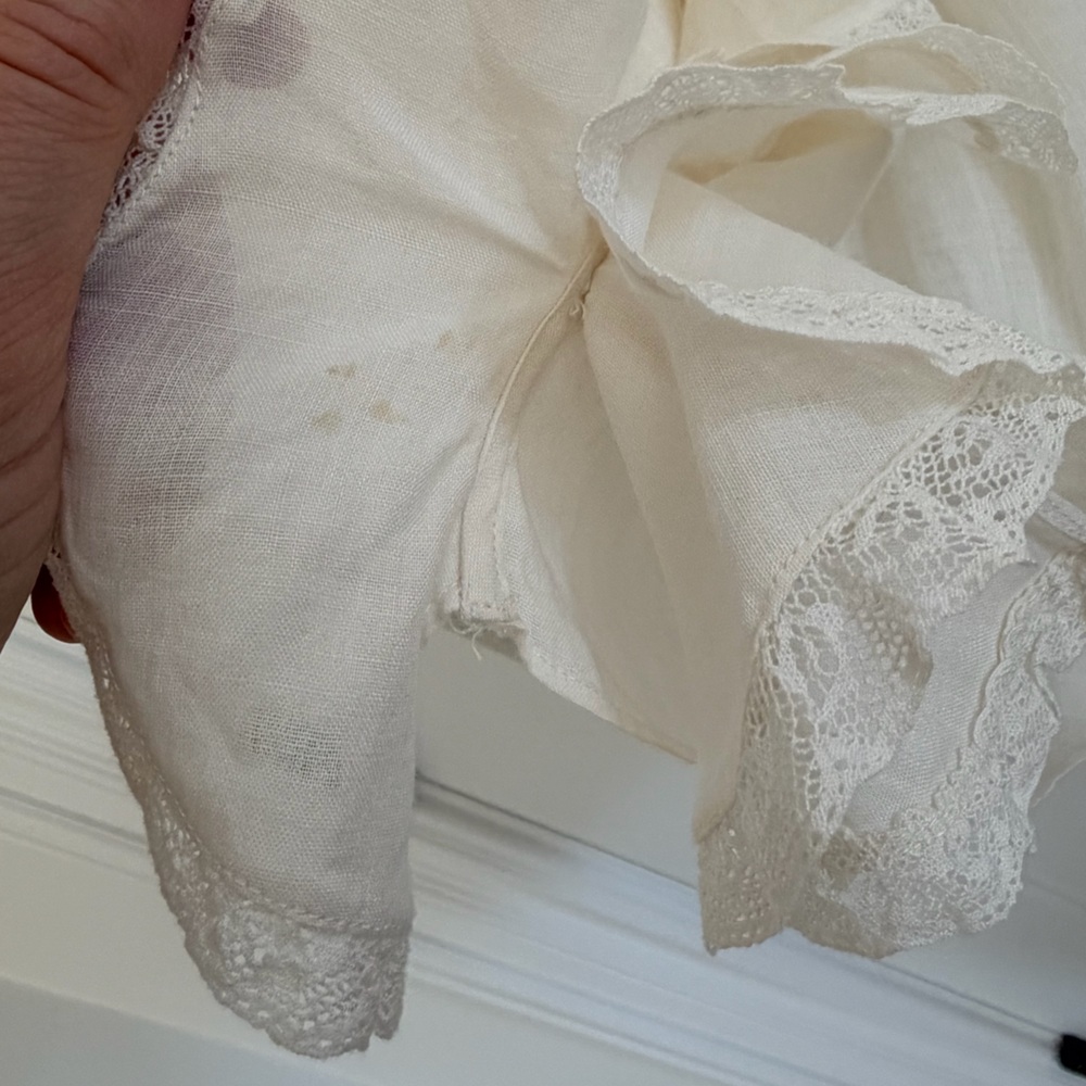 Doen Ivory / White Ruffle Mini Dress - Picture 11 of 14